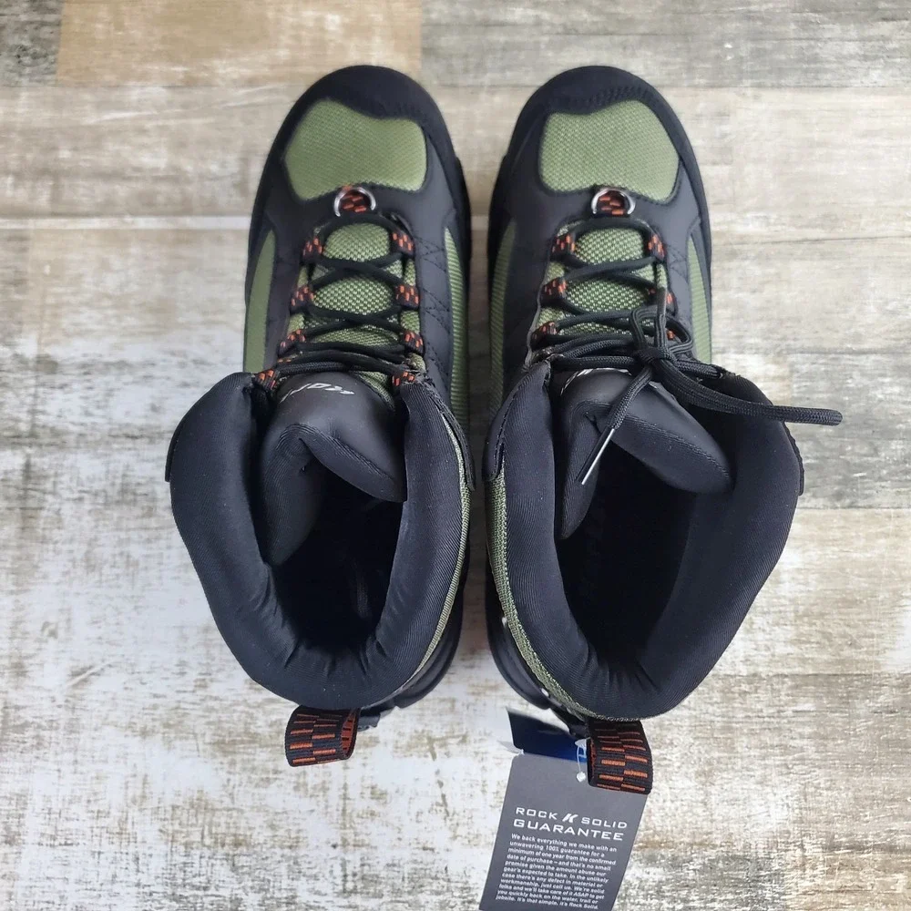 Korkers Greenback Mens Wading Boot Sz 13 Black Felt‎ and Kling-On Sole Lace Up
